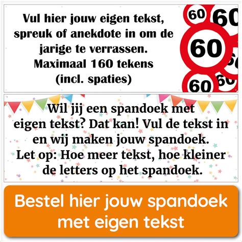 tekst spandoek 60 jaar|De 100 Beste 60 Jaar Spreuken & Teksten 